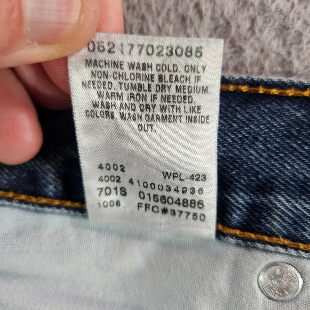 Levis 560 Comfort Fit Jeans Mens 48x30 Medium Wash Tapered Leg Blue Denim‎ VTG
